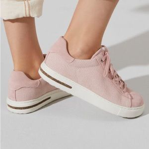 Birkenstock Pink Suede Sandcastle Bend Low trainer shoe sneakers size EU 37 US 7